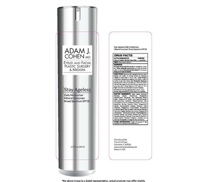 Adam J. Cohen Md Eyelid And Facial Plastic Surgery &amp; Medspa Stay Ageless Daily Moisturizer Mineral Sunscreen Broad Spectrum Spf 30 1.75 Fl Oz (50 mL) (81801 2750 3 (2))